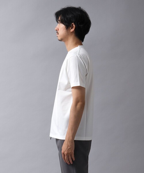 NOLLEY’S(ノーリーズ)の「【ACTIVE SECT】《限定展開 / 吸水速乾》マルチファンクション ドレスTシャツ(Tシャツ/カットソー・メンズ・オレンジ/ホワイト/ブラック/ダークネイビー・M/L/S/XL)」の12枚目の写真