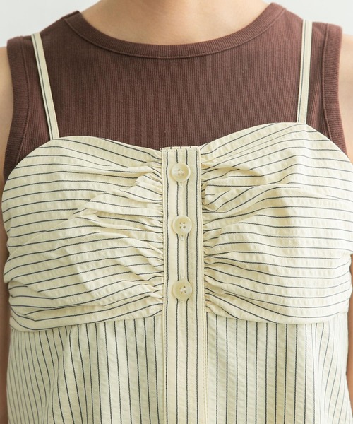 KBF（ケイビーエフ）の「ストライプビスチェ（シャツ/ブラウス・レディース・ブラック系その他/レッド系その他・ONE）」の13枚目の写真