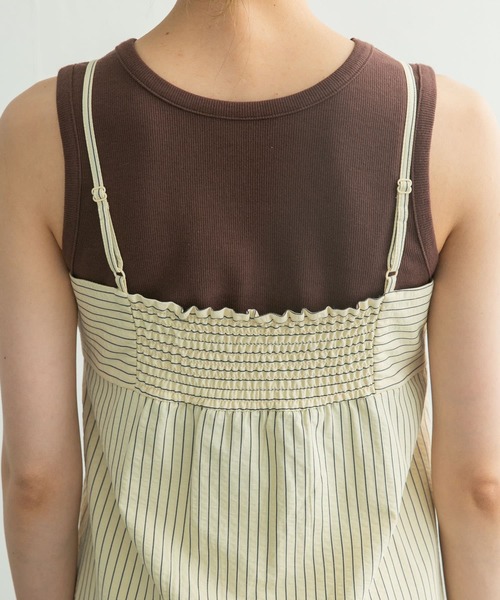 KBF（ケイビーエフ）の「ストライプビスチェ（シャツ/ブラウス・レディース・ブラック系その他/レッド系その他・ONE）」の11枚目の写真