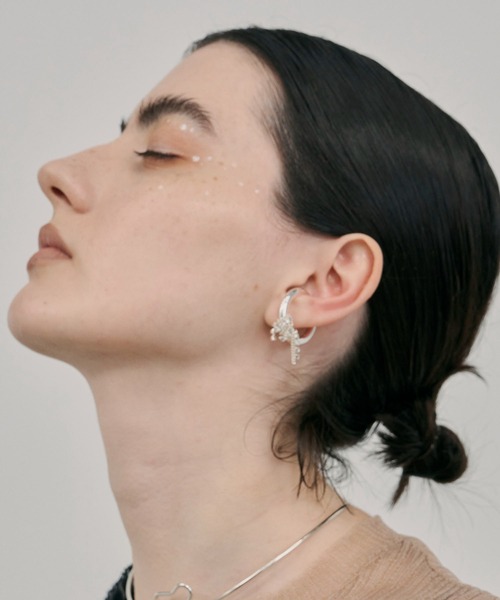 金属アレルギー対応】Lupinus Bijou Chain Earcuff/ルピナスビジュー