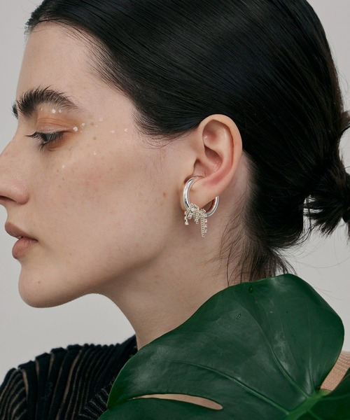 金属アレルギー対応】Lupinus Bijou Chain Earcuff/ルピナスビジュー