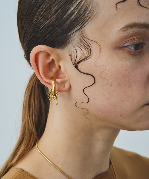 loni（ロニ）の「【金属アレルギー対応】Lupinus Bijou Chain Earcuff