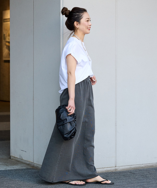 B.C STOCK(ベーセーストック)の「《追加》フレンチスリーブT(Tシャツ/カットソー・レディース・ホワイト/ブラック/ブラック系その他・FREE)」の19枚目の写真