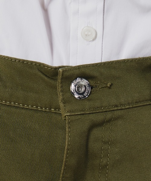 DOUBLE STANDARD CLOTHING(ダブルスタンダードクロージング)の「ストレッチチノワイドパンツ(チノパンツ・レディース・カーキ/ベージュ・38/36)」の8枚目の写真