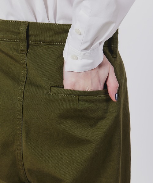 セール】ストレッチチノワイドパンツ（チノパンツ）｜DOUBLE STANDARD