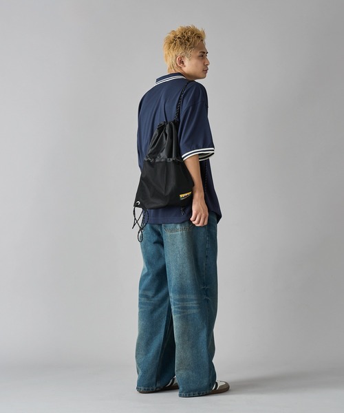 kutir（クティール）の「ピスナイロンナップサック（バックパック/リュック・メンズ・グレー/ブラック・FREE）」の7枚目の写真