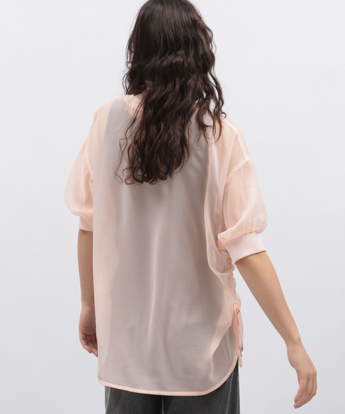 LAKOLE（ラコレ）の「ドロストシアープルオーバー5分袖 / 132261（その他トップス・レディース・ピンク/グレー/アイボリー/ブラック・FREE）」の21枚目の写真