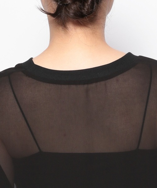 LAKOLE（ラコレ）の「ドロストシアープルオーバー5分袖 / 132261（その他トップス・レディース・ピンク/グレー/アイボリー/ブラック・FREE）」の16枚目の写真