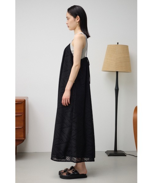 JSG ピンクと青のストライプキャミソール　ワンピース　ホルターネック　レース レースホルターネックキャミワンピース｜WOMEN｜250HAM33-308F
