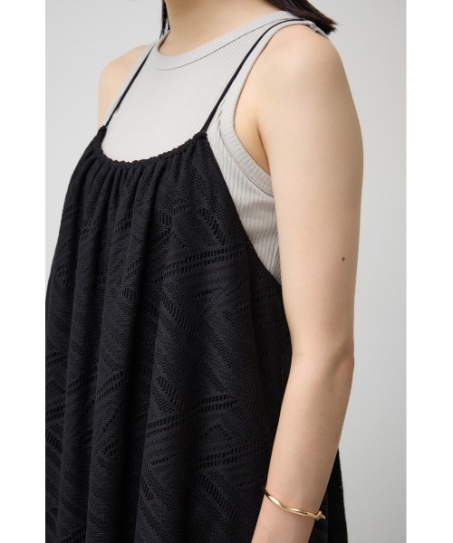 AZUL by moussy（アズールバイマウジー）の「レースホルターネックキャミワンピース（ワンピース・レディース・ダークブラウン/ブラック/アイボリー・FREE）」の22枚目の写真