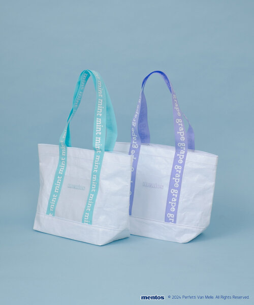 BIRTHDAY BAR（バースデイバー）の「【mentos　メントス】レジャートートバッグ（トートバッグ・レディース・パープル/ブルー・0）」の4枚目の写真