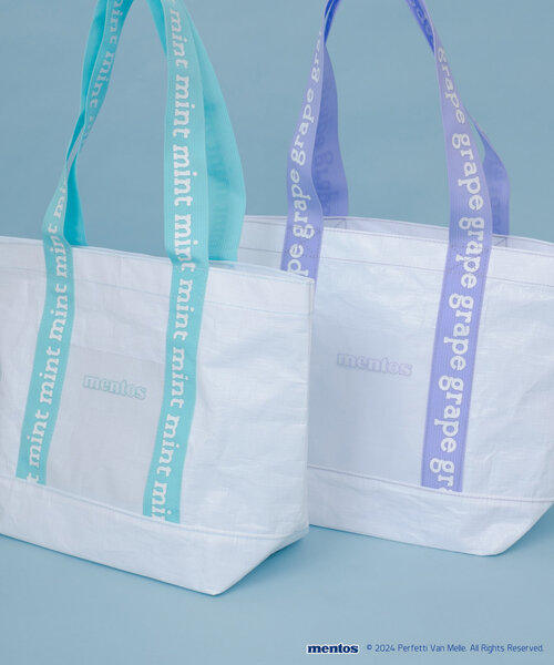 BIRTHDAY BAR（バースデイバー）の「【mentos　メントス】レジャートートバッグ（トートバッグ・レディース・パープル/ブルー・0）」の3枚目の写真