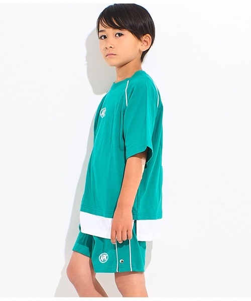 ANAP kids（アナップキッズ）の「カラーパイピングサイドボタンハーフパンツ【別売りSETUP（その他パンツ・キッズ・ブラック/ライトグレー/グリーン・110cm/120cm/130cm）」の20枚目の写真