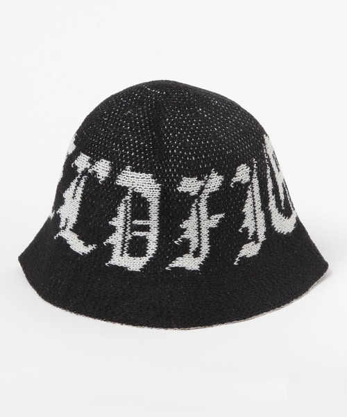 3.3 Field Trip （3.3フィールドトリップ）の「3.3 Field Trip／ゴシック ロゴバケハ（ハット・メンズ・ブラック/ホワイト・FREE）」の3枚目の写真