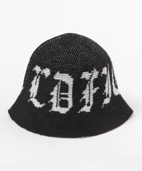 3.3 Field Trip （3.3フィールドトリップ）の「3.3 Field Trip／ゴシック ロゴバケハ（ハット・メンズ・ブラック/ホワイト・FREE）」の4枚目の写真
