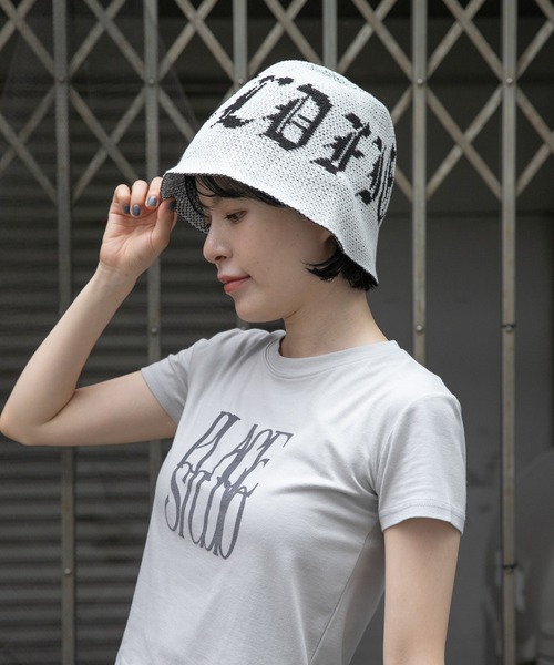 3.3 Field Trip （3.3フィールドトリップ）の「3.3 Field Trip／ゴシック ロゴバケハ（ハット・メンズ・ブラック/ホワイト・FREE）」の14枚目の写真