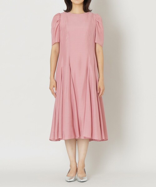 TO BE CHIC(トゥー ビー シック)の「スパンローン サマードレス(ワンピース・レディース・ブラック/ピンク・40/42)」の5枚目の写真
