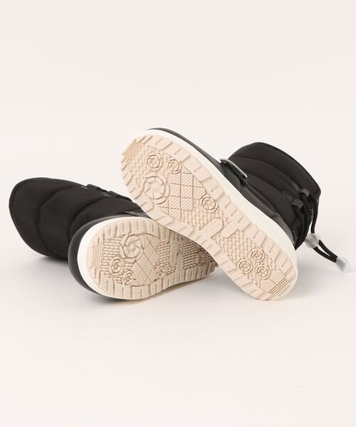 algy（アルジー）の「ALGY スノーブーツ風 キルティング加工シューズ（ブーツ・キッズ・ブラック/ホワイト・20.0cm/21.0cm/22.0cm/23.0cm/24.0cm）」の4枚目の写真