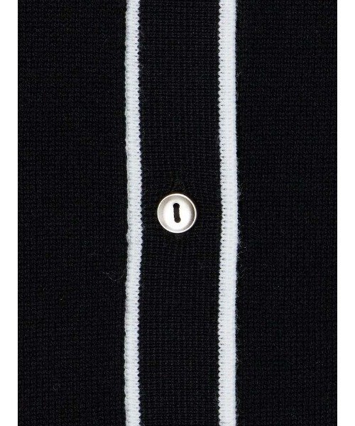 Perfect Suit FActory（パーフェクトスーツファクトリー）の「【洗える】ウール混　配色ニットカーディガン　ブラック/オフホワイト/ブラウン（カーディガン/ボレロ・レディース・ブラック/オフホワイト/ブラウン・S/M/L）」の19枚目の写真