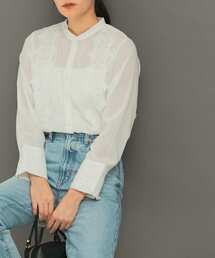 URBAN RESEARCH ROSSO WOMEN | ウォッシャブルデザインレースシャツ(シャツ/ブラウス)