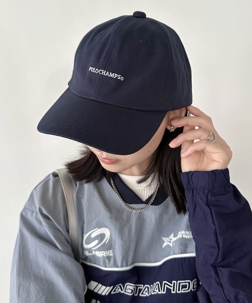 POLO CHAMPS(ポロチャンプス)の「POLO CHAMPS(ポロチャンプス)/ワンポイント刺繍 アジャスター調整可能 ユニセックス ロゴ刺繍 CAP ローキャップ(キャップ・レディース・ネイビー/ベージュ/ブラック/グレイッシュベージュ/カーキ・FREE)」の5枚目の写真