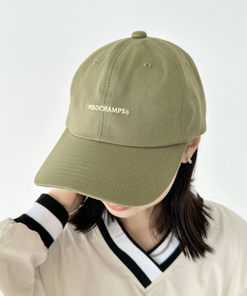 POLO CHAMPS(ポロチャンプス)の「POLO CHAMPS(ポロチャンプス)/ワンポイント刺繍 アジャスター調整可能 ユニセックス ロゴ刺繍 CAP ローキャップ(キャップ・レディース・ネイビー/ベージュ/ブラック/グレイッシュベージュ/カーキ・FREE)」の4枚目の写真