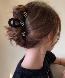 Mayree（メイリー）の「【urge select】ビジュー ハート バンスクリップ（バレッタ/ヘアクリップ・レディース）」