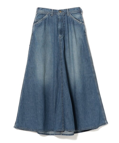 BEAMS BOY（ビームスボーイ）の「orSlow / 30's ペインター ロング デニム スカート（デニムスカート・レディース・インディゴブルー・1）」の2枚目の写真