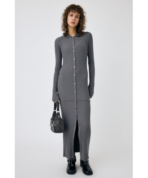 セール】CABLE KNIT ロングドレス（ワンピース）｜MOUSSY（マウジー 