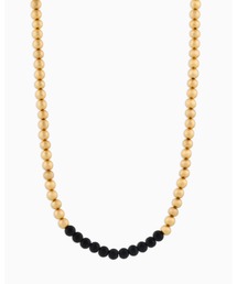 ARMANI EXCHANGE | 【A|X アルマーニ エクスチェンジ】ゴールドトーンステンレススチール　ビーズネックレス(Gold)_AXG0142710(ネックレス)