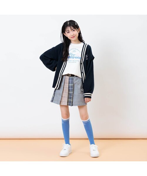 algy(アルジー)の「サークルALロゴハイソックス(ソックス/靴下・キッズ・ブラック/サックスブルー/オフホワイト・21/24)」の14枚目の写真