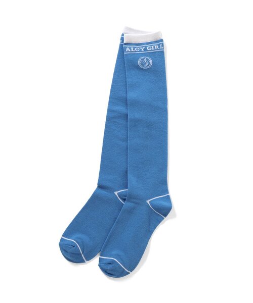 algy(アルジー)の「サークルALロゴハイソックス(ソックス/靴下・キッズ・ブラック/サックスブルー/オフホワイト・21/24)」の7枚目の写真