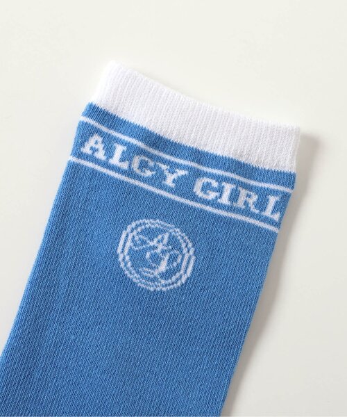 algy(アルジー)の「サークルALロゴハイソックス(ソックス/靴下・キッズ・ブラック/サックスブルー/オフホワイト・21/24)」の6枚目の写真