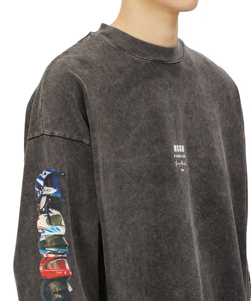 MSGM(エムエスジーエム)の「MSGM×TIAGO ALEXANDRE 「If I were a boy」グラフィックTシャツ(Tシャツ/カットソー・メンズ・チャコールグレー・M/S)」の5枚目の写真