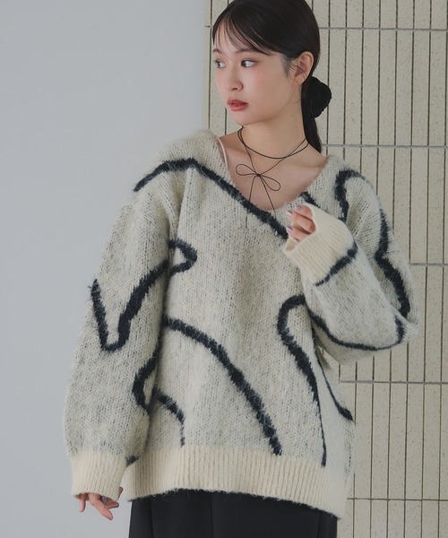 【美品✨】アルアバイル　フリゼVネックニットジャケット　完売品 トロピカルVネックジレ|allureville OFFICIAL SITE / ONLINE