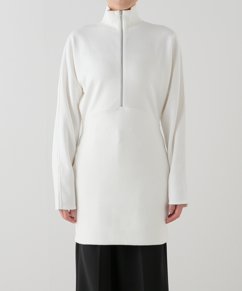 PAN(パン)の「【PAN/パン】COTTON SWEAT ZIP TURTLE(スウェット・レディース・ブラック/ホワイト・MEDIUM)」の12枚目の写真