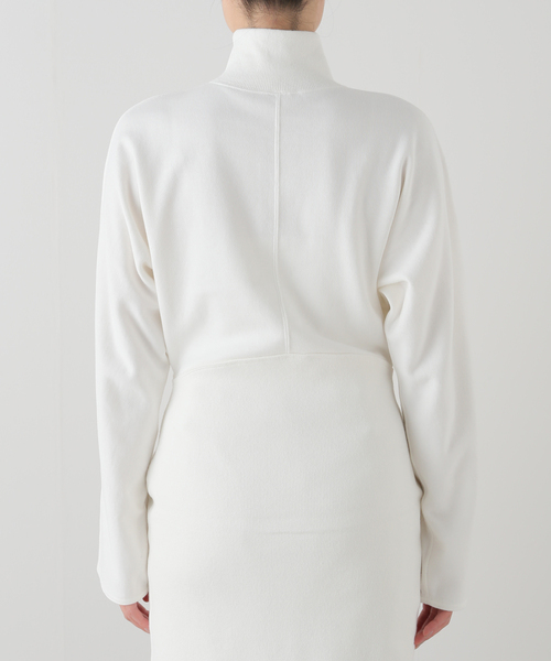 PAN(パン)の「【PAN/パン】COTTON SWEAT ZIP TURTLE(スウェット・レディース・ブラック/ホワイト・MEDIUM)」の16枚目の写真