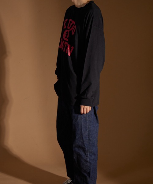 PAIRMANON STREET(ペアマノンストリート)の「【PAIRMANON STREET】【リンクコーデ】【大人サイズ】アソート プリント 長袖 Tシャツ(Tシャツ/カットソー・メンズ・パープル系その他/ホワイト系その他/ブラック系その他/ホワイト系その他4/ブラック系その他5/ブラック系その他3/ホワイト系その他2/ベージュ系その他/ベージュ系その他2/ホワイト系その他3・FREE)」の13枚目の写真