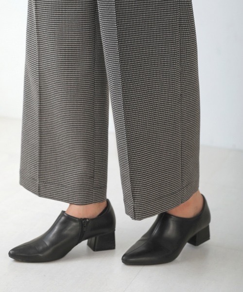 Bou Jeloud（ブージュルード）の「ツイードパイピングパンツ（スラックス・レディース・ブラック/モカ・38）」の13枚目の写真