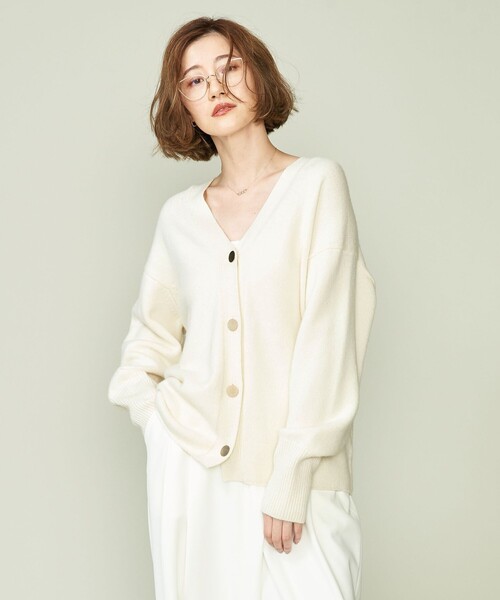 conte（コンテ）の「＜conte＞NVL Vネックカーディガン（カーディガン
