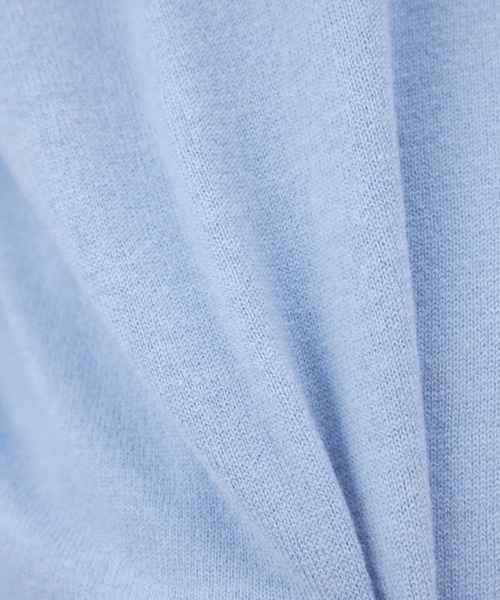 INED（イネド）の「【洗えるウール100％ニット】ハイネックプルオーバーニット「オーストラリアメリノウール」（ニット/セーター・レディース・サックスブルー/ブラック/オフホワイト/ブルー/サンドグレー/ラベンダー/イエロー・9号/11号）」の20枚目の写真