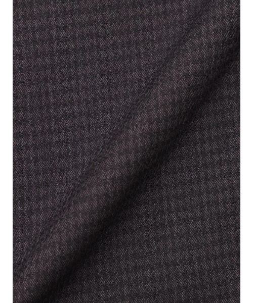 Perfect Suit FActory(パーフェクトスーツファクトリー)の「【ノンアイロン】長袖ワイシャツ 【クラシコ】ハウンドトゥース柄 M.グレー/C.グレー/ブラウン/ネイビー(ビジネスシャツ・メンズ・チャコールグレー/ダークブラウン/ネイビー/グレー・LL/S/M/L)」の9枚目の写真