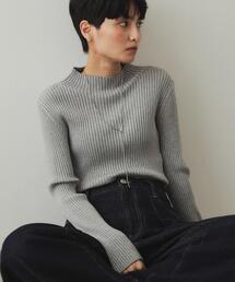 OPAQUE.CLIP | 《5color/S-LLsize》もちもちハイネックリブニット【洗濯機洗い可】(ニット/セーター)