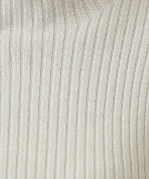 OPAQUE.CLIP(オペークドットクリップ)の「◆《5color/S-LLsize》もちもちハイネックリブニット【洗濯機洗い可】(ニット/セーター・レディース・ブラック/グレー系4/ブルー/ホワイト/ボルドー・36/38/40/42)」の9枚目の写真