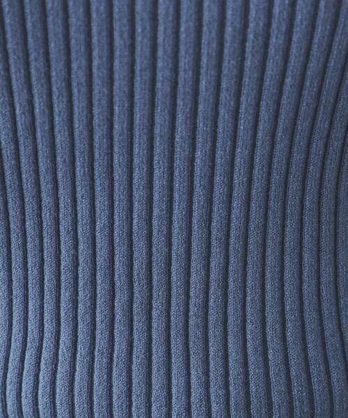 OPAQUE.CLIP(オペークドットクリップ)の「◆《5color/S-LLsize》もちもちハイネックリブニット【洗濯機洗い可】(ニット/セーター・レディース・ブラック/グレー系4/ブルー/ホワイト/ボルドー・36/38/40/42)」の21枚目の写真