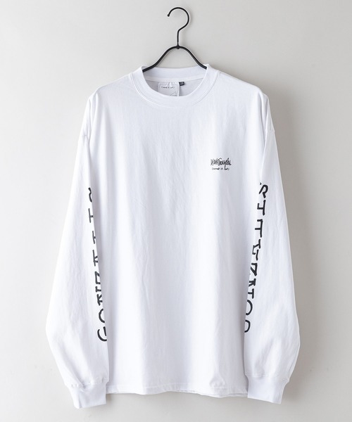 (What it isNt)ART BY MARKGONZALES(ワットイットイズント)の「【(What it isNt)ART BY MARKGONZALES / (ワットイットイズント) アートバイマークゴンザレス】 スエードタッチベスト ロンT リアルレイヤード 2枚セット ユニセックス(Tシャツ/カットソー・メンズ・ブラック/カーキ/ブルー・MEDIUM/LARGE/X-LARGE)」の19枚目の写真