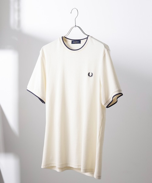 FRED PERRY カットソー セール】【FRED PERRY】CREPE PIQUE T-SHIRT M8585（Tシャツ