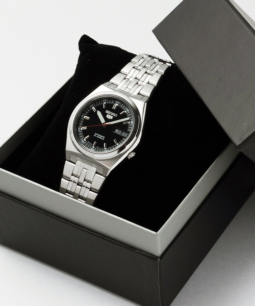 SEIKO（セイコー）の「SEIKO5/AUTO [WEB限定]（アナログ腕時計・メンズ・シルバー×ブラック・FREE）」の7枚目の写真