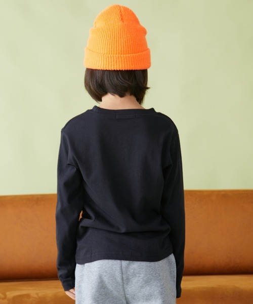 Auntie Rosa Holiday（アンティローザホリデー）の「アソートカレッジプリントロゴロンTEE（Tシャツ/カットソー・キッズ・ブラック/ブラック系その他/ホワイト/グリーン・130/140/150/160）」の17枚目の写真