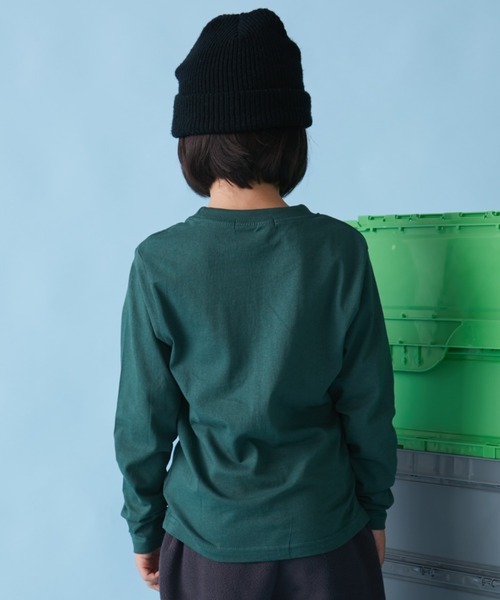 Auntie Rosa Holiday（アンティローザホリデー）の「アソートカレッジプリントロゴロンTEE（Tシャツ/カットソー・キッズ・ブラック/ブラック系その他/ホワイト/グリーン・130/140/150/160）」の5枚目の写真